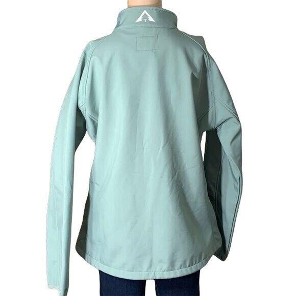 Northfield Womens Soft Shell Outdoor Jacket Fleece Lined Mid Weight Green Large - Picture 5 of 11